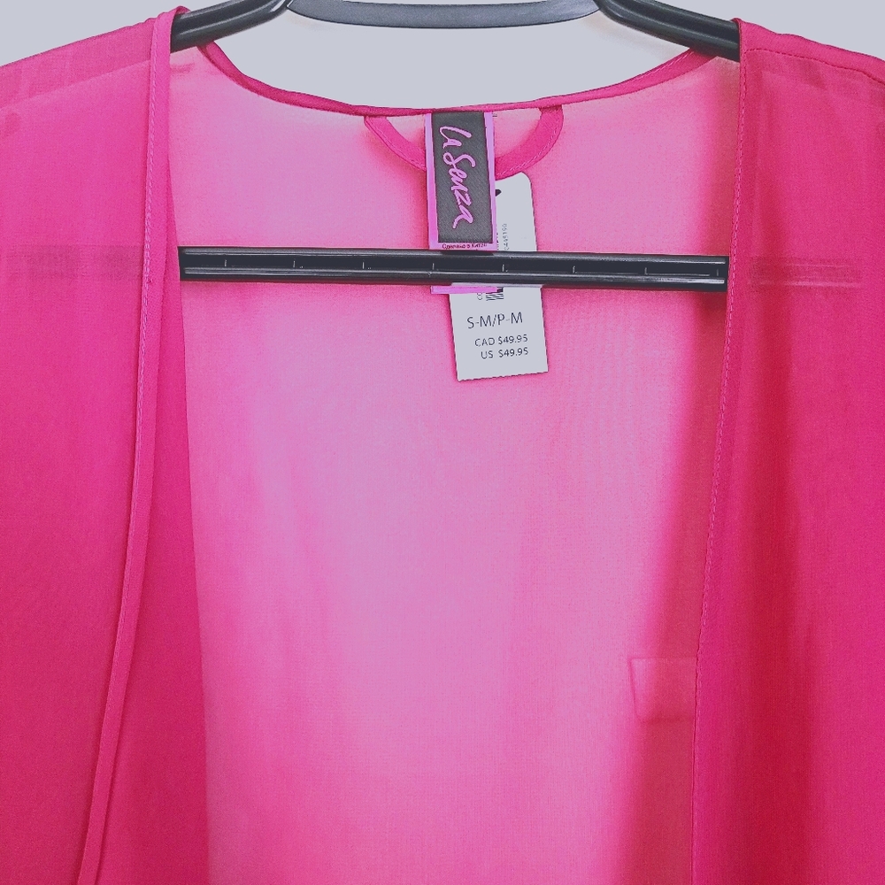 Silk Pink Robe - Picture 2 of 2